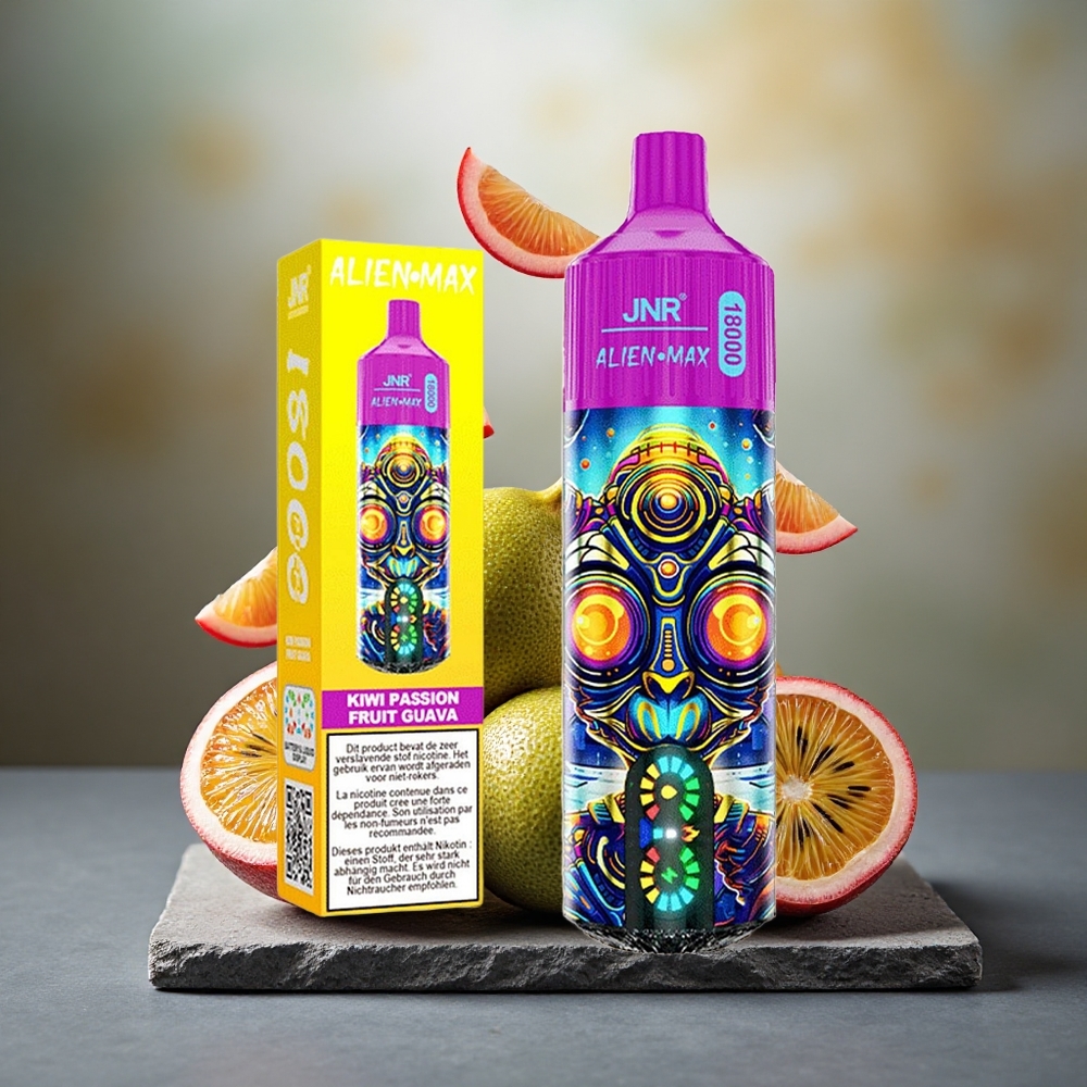 JNR Alien Max 18000 Puffs Dual Mesh Disposable Vape Kiwi Passion Fruit Guava
