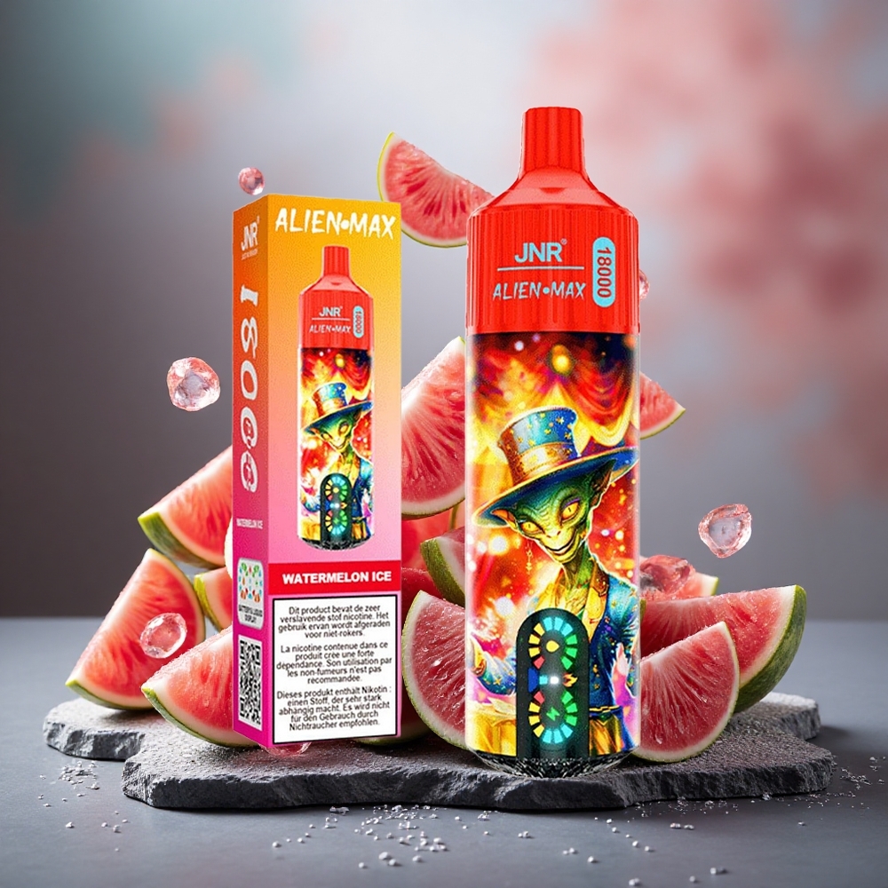 JNR Alien Max 18000 Puffs Dual Mesh Disposable Vape Watermelon Ice