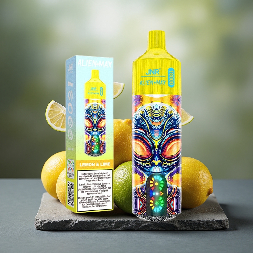 JNR Alien Max 18000 Puffs Dual Mesh Lemon & Lime Disposable Vape