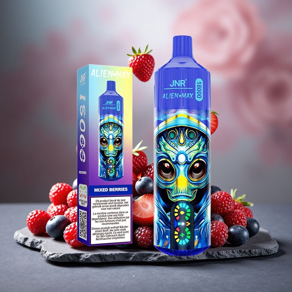 JNR Alien Max 18000 Puffs Dual Mesh Mixed Berries 28ml E-liquid
