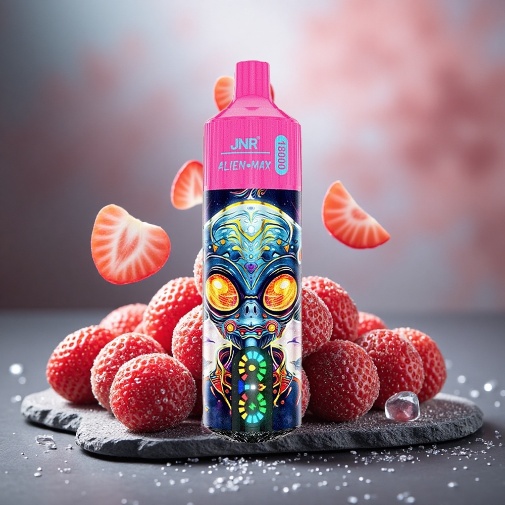 JNR Alien Max 18000 Puffs Dual Mesh Strawberry Ice Disposable Vape