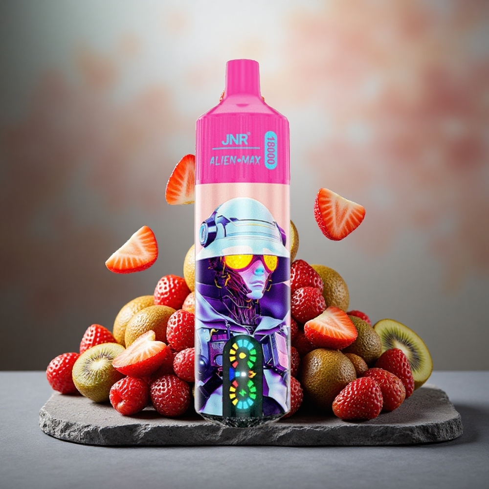 JNR Alien Max 18000 Puffs Dual Mesh Strawberry Kiwi Disposable Vape