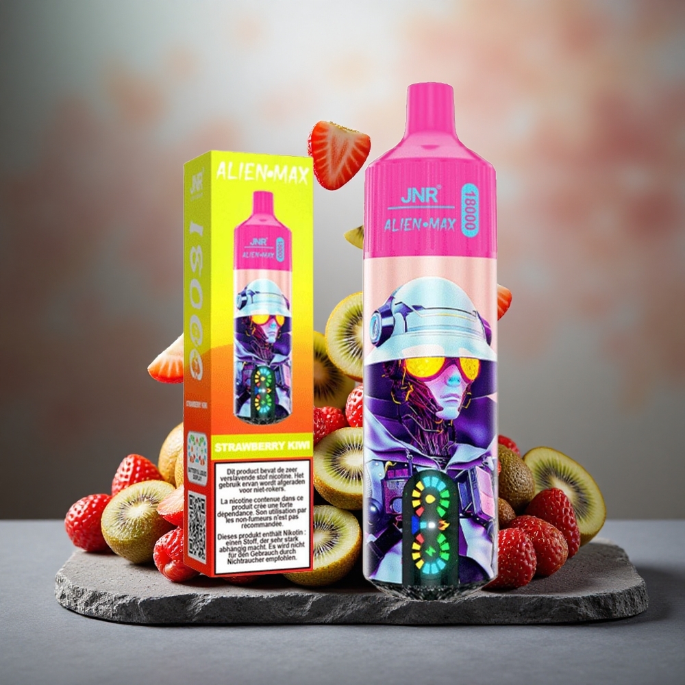 JNR Alien Max 18000 Puffs Dual Mesh Strawberry Kiwi Disposable Vape