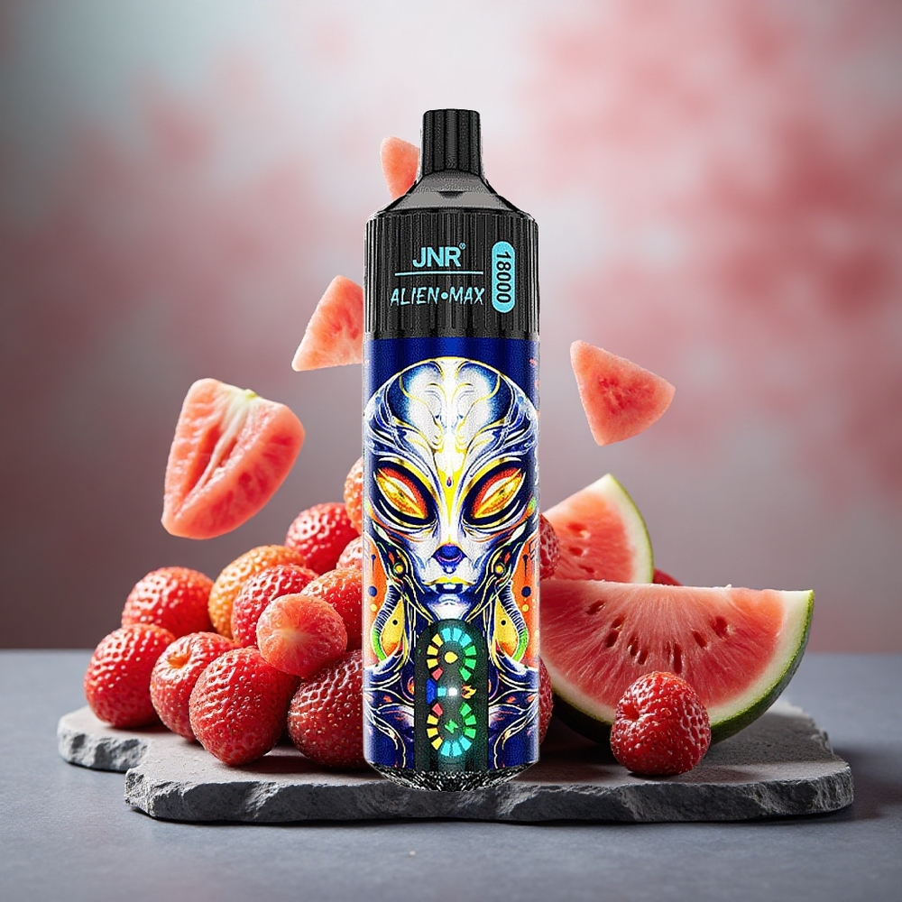 JNR Alien Max 18000 Puffs Dual Mesh Strawberry Watermelon Bubblegum