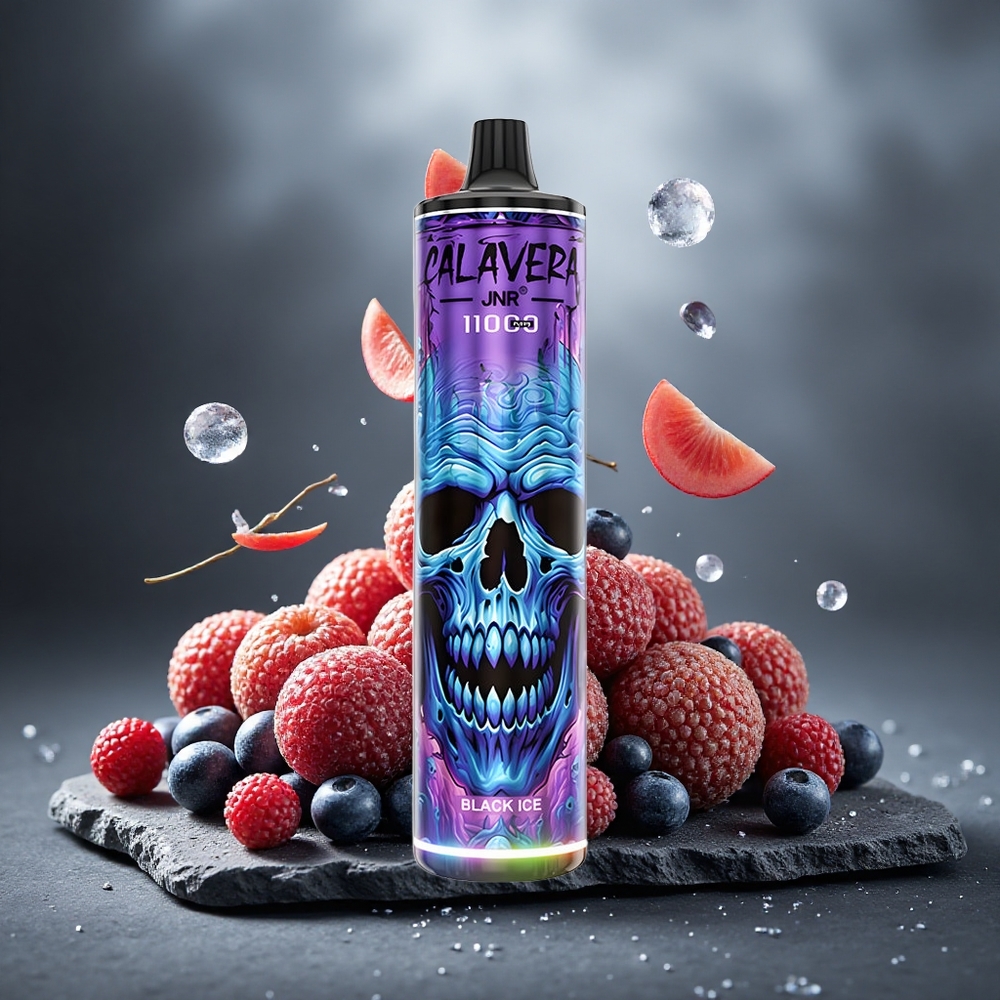 JNR Calavera 11000 Puffs Disposable Vape Black Ice 850mAh 21ml