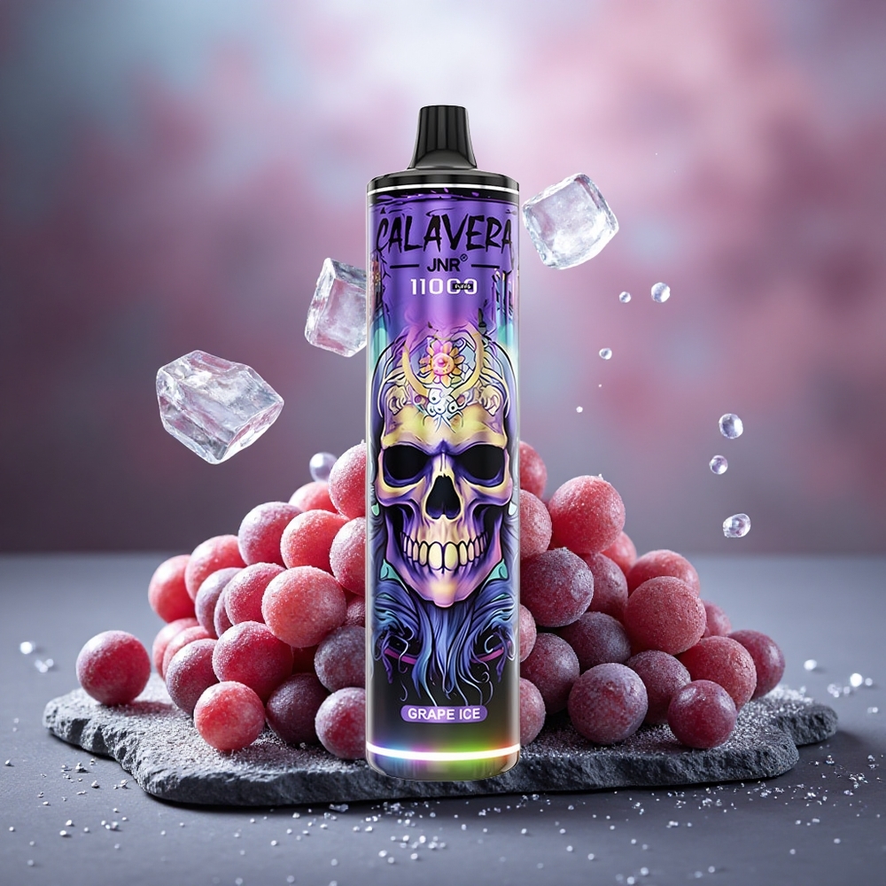 JNR Calavera 11000 Puffs Disposable Vape Grape Ice with 850mAh Battery