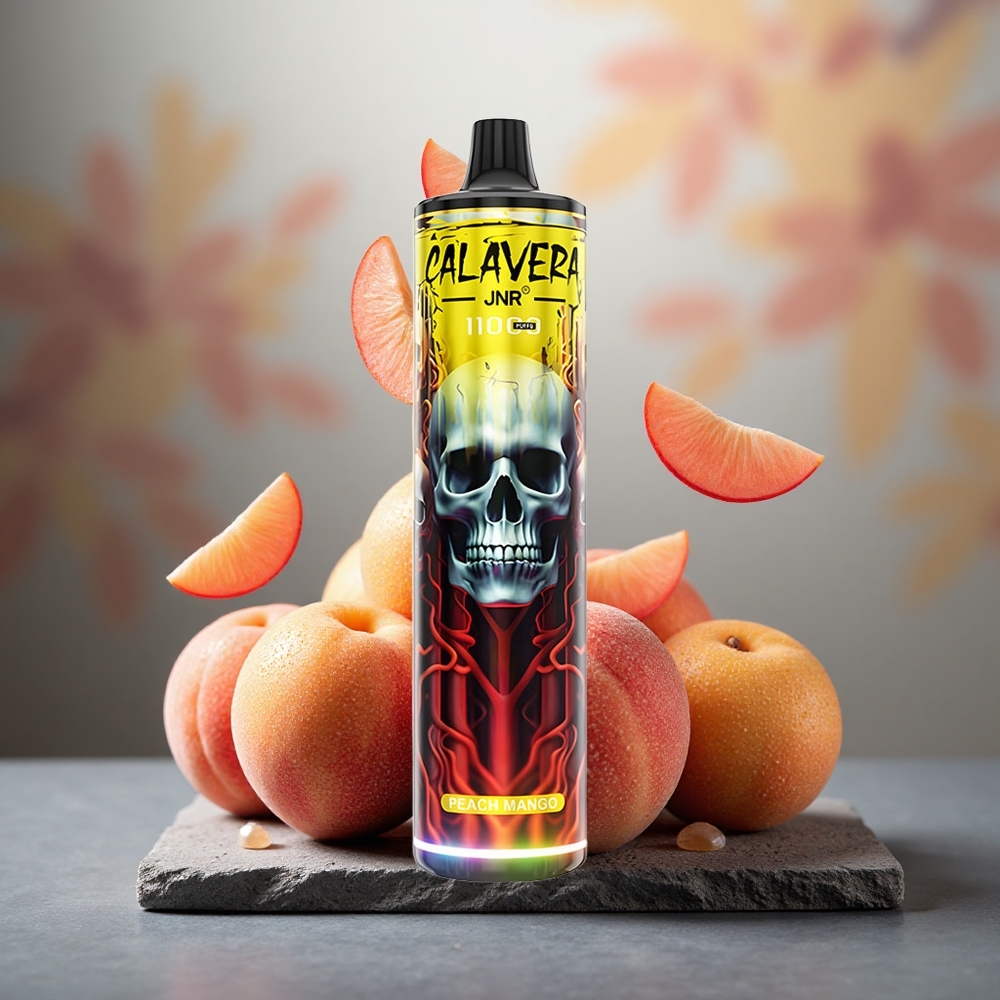 JNR Calavera 11000 Puffs Disposable Vape Peach Mango 850mAh 21ml