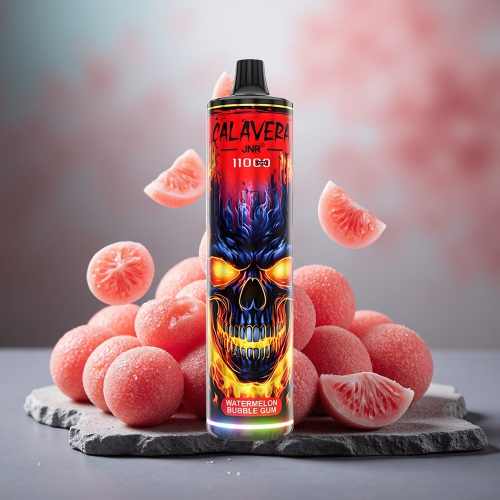 JNR Calavera 11000 Puffs Disposable Vape Watermelon Bubble Gum 850mAh 21ml