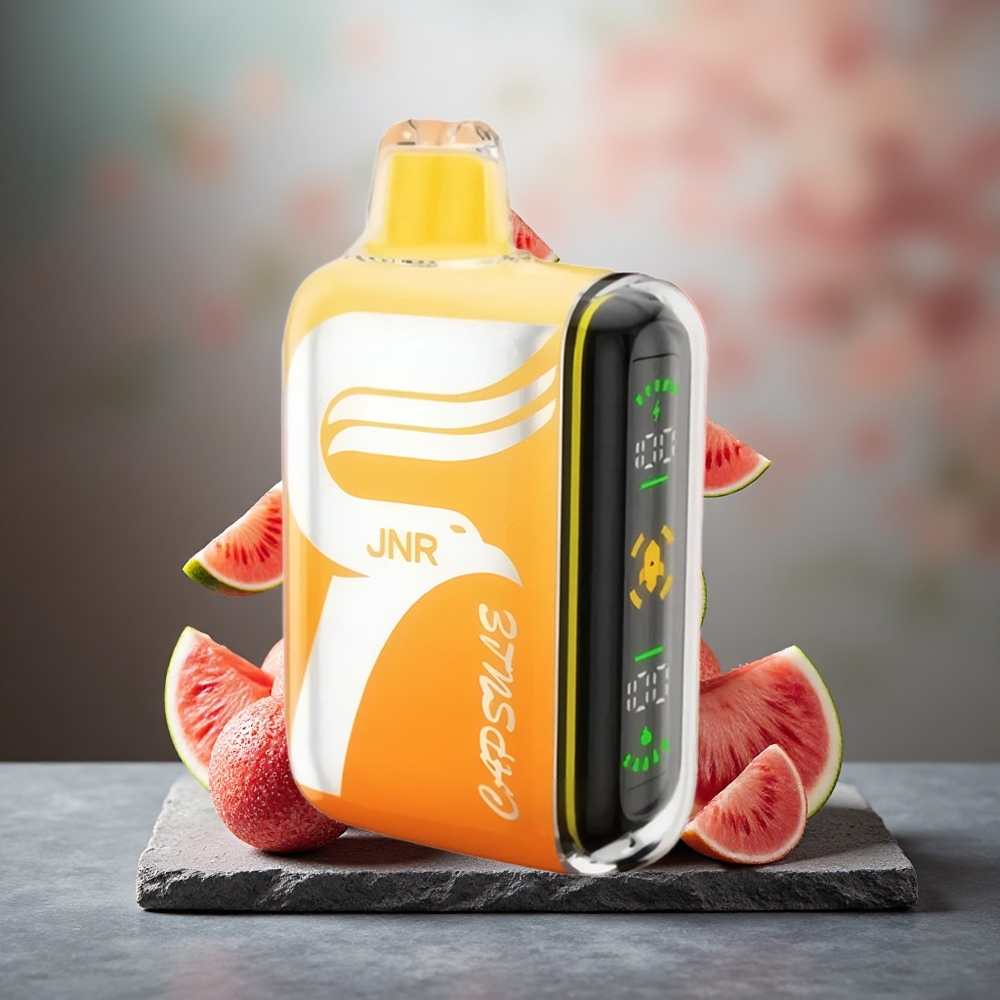 JNR Capsule 15000 Puffs Disposable Vape Watermelon Irchee Dual Mesh Boost