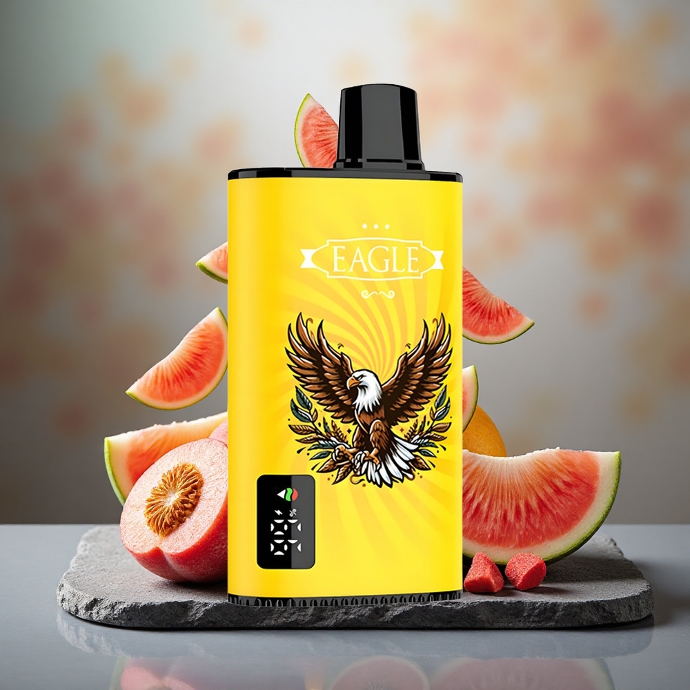JNR EAGLE Smart 23000 Puffs Digital Screen Disposable Vape Peach Mango Watermelon