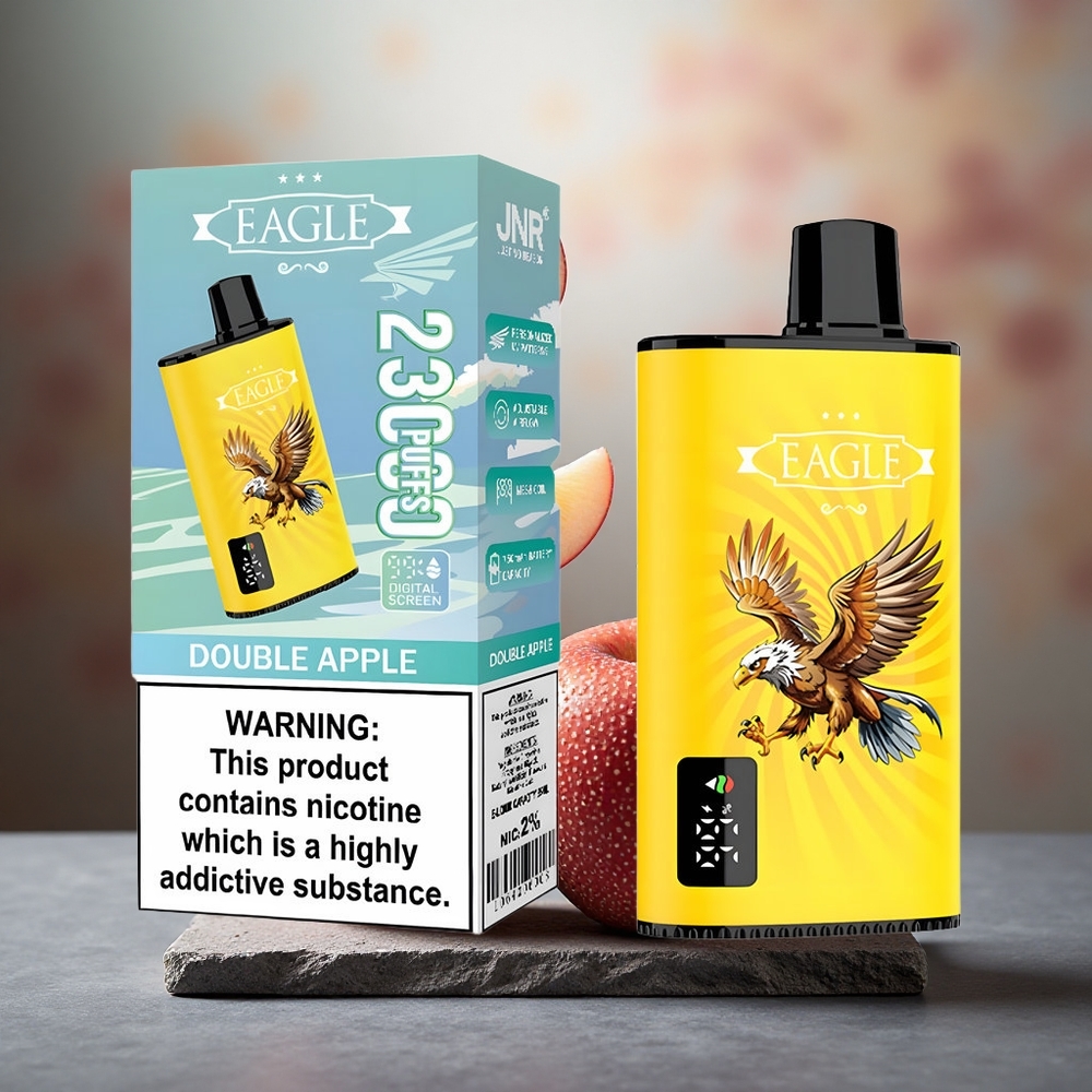 JNR EAGLE Smart 23000 Puffs Disposable Vape Double Apple 25ml 1.0ohm Mesh Coil