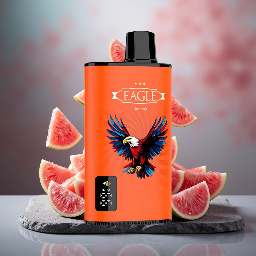 JNR EAGLE Smart 23000 Puffs Disposable Vape Watermelon Bubblegum with Digital Screen & 1.0ohm Mesh Coil