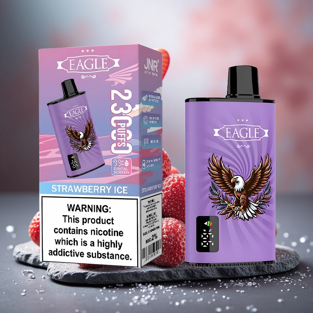 JNR EAGLE Smart 23000 Puffs Mesh Coil Disposable Vape Strawberry Ice