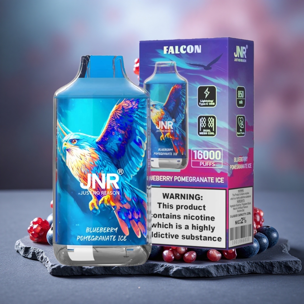 JNR Falcon 16000 Puffs 22ml Blueberry Pomegranate Ice Disposable Vape