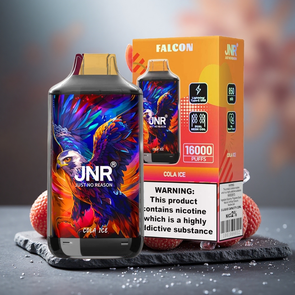 JNR Falcon 16000 Puffs 22ml Cola Ice Dual Mesh Disposable Vape