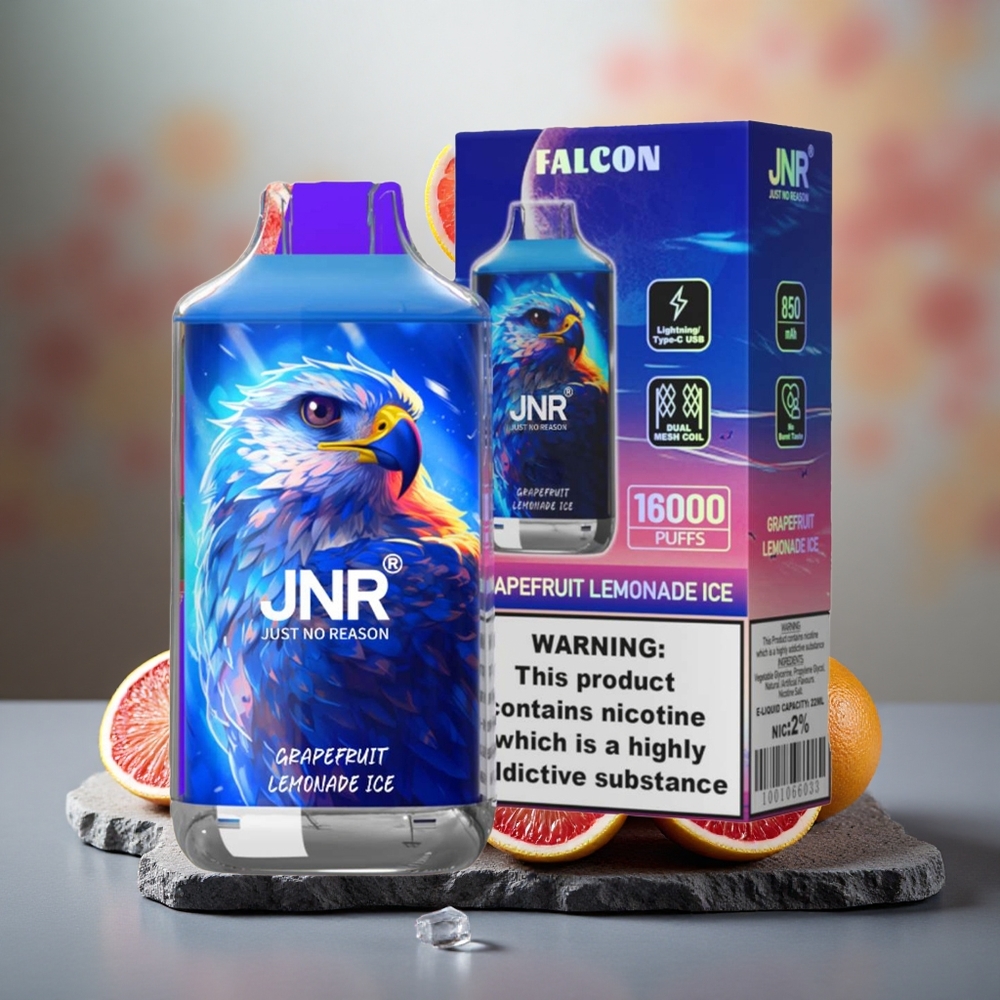 JNR Falcon 16000 Puffs Dual Mesh Grapefruit Lemonade Ice