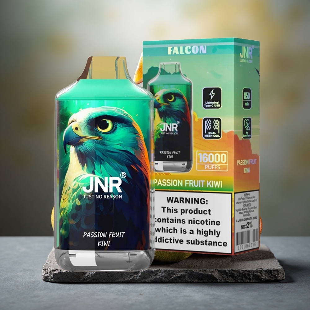 JNR Falcon 16000 Puffs Dual Mesh Passion Fruit Kiwi 22ml