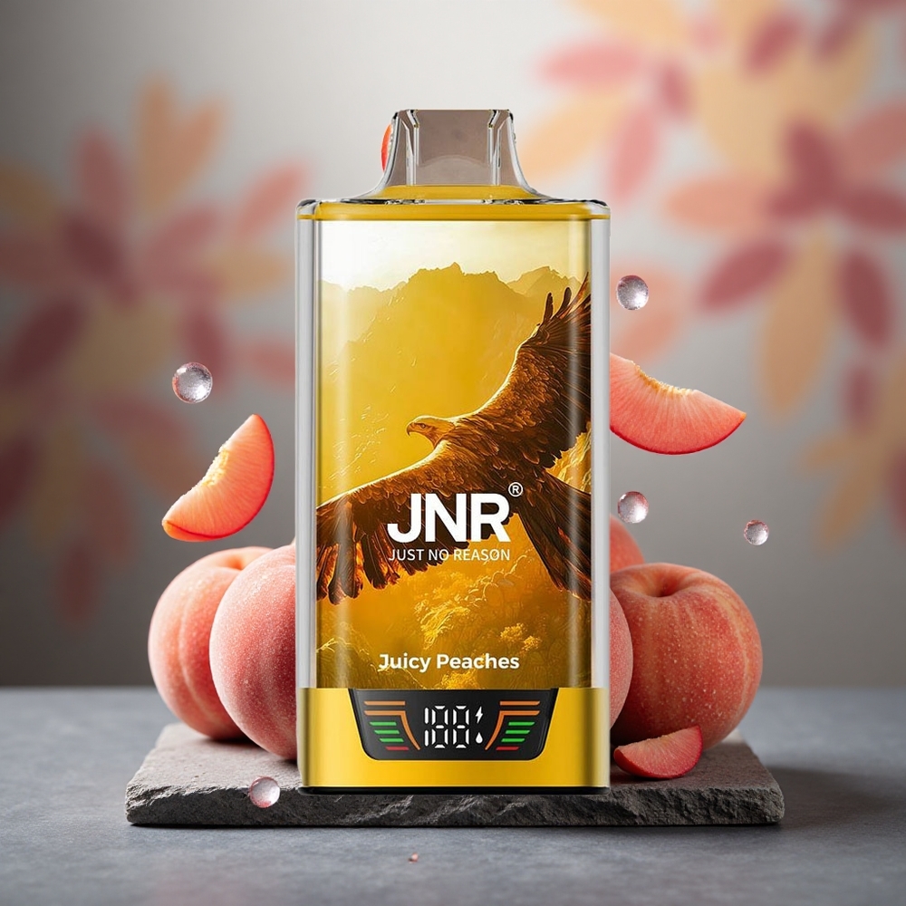 JNR Falcon Pro 28000 Disposable Vape Juicy Peaches 30ml USB-C