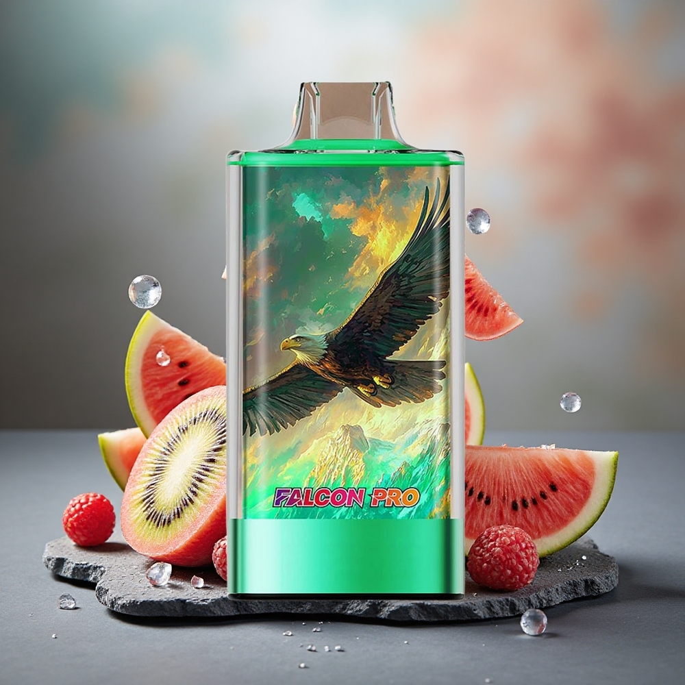 JNR Falcon Pro 28000 Disposable Vape Kiwi Watermelon Ice 30ml Smart Display