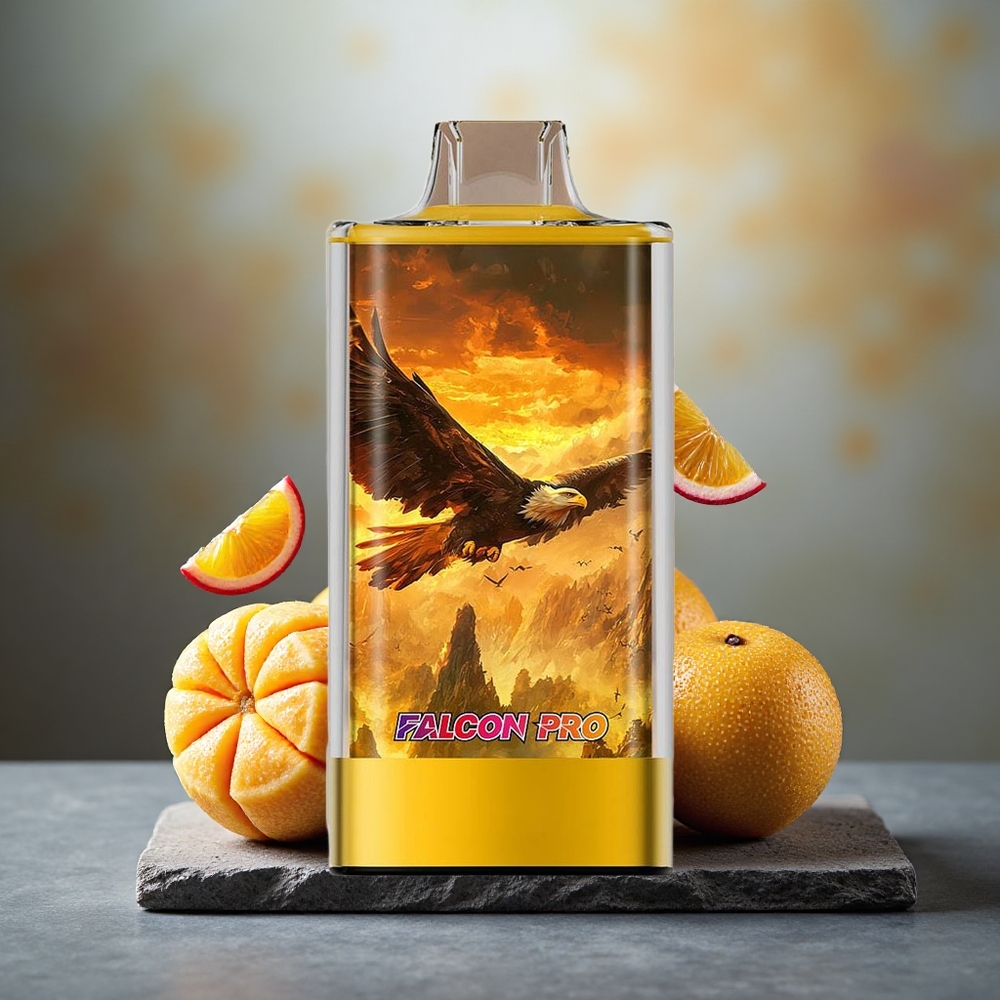 JNR Falcon Pro 28000 Disposable Vape Mango Passion Fruit 30ml Smart Display