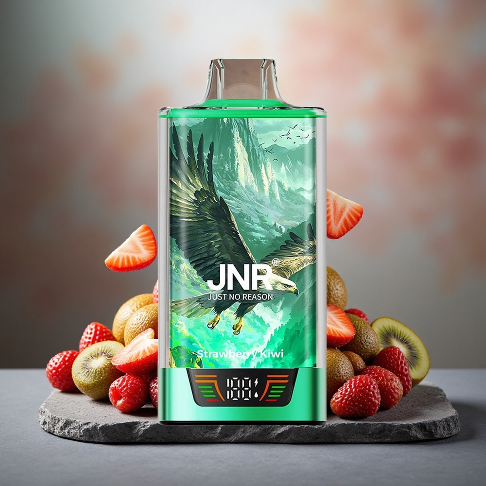 JNR Falcon Pro 28000 Disposable Vape Strawberry Kiwi 30ml Smart Display