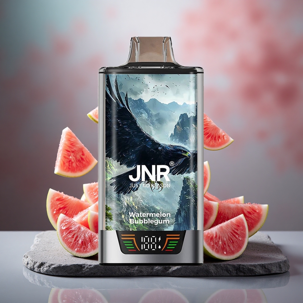 JNR Falcon Pro 28000 Disposable Vape Watermelon Bubblegum Dual Mesh Coil