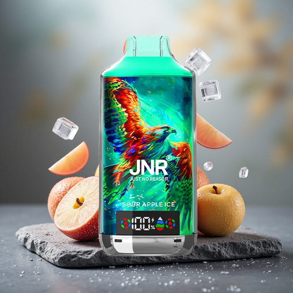 JNR Falcon X 18000 Puffs Dual Mesh Sour Apple Ice Disposable Vape