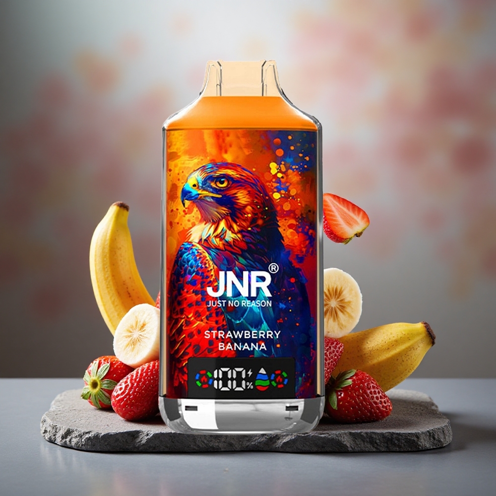 JNR Falcon X 18000 Puffs Dual Mesh Strawberry Banana Disposable Vape