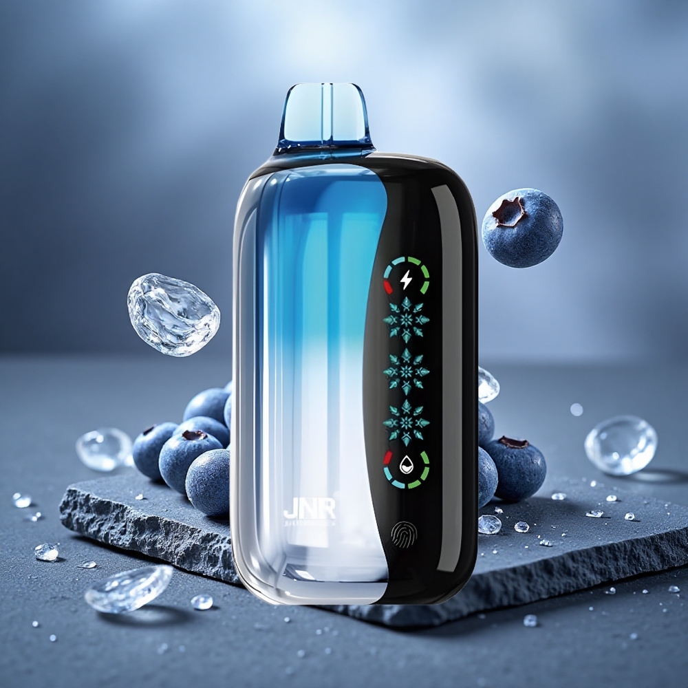 JNR Flex Ice 21000 Puffs Disposable Vape Blueberry Ice with Customizable Airflow
