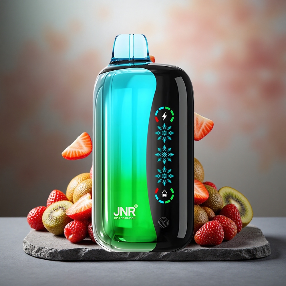 JNR Flex Ice 21000 Puffs Disposable Vape Strawberry Kiwi Dual Mesh