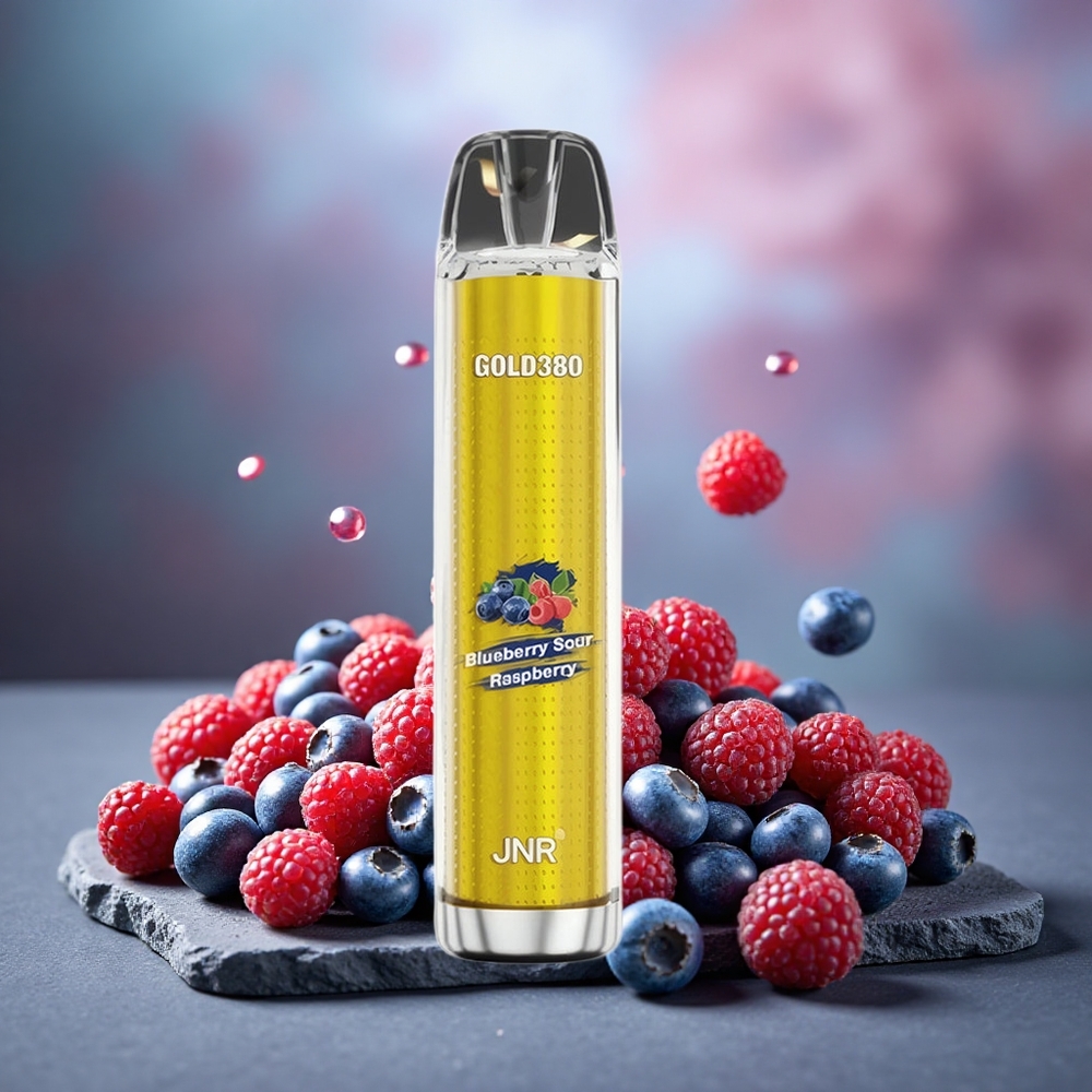 JNR Gold380 6000 Puffs 1500mAh Disposable Vape Blueberry Sour Raspberry