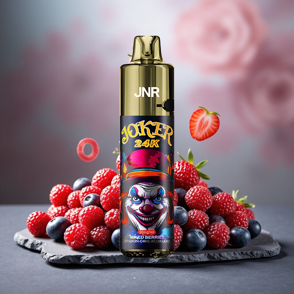 JNR Joker 24K Puffs 800mAh Type-C Disposable Vape Mixed Berries