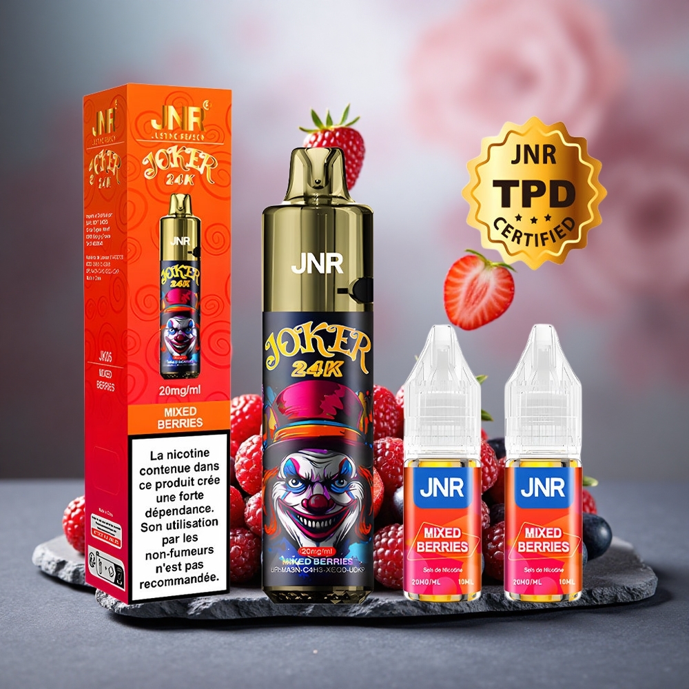 JNR Joker 24K Puffs 800mAh Type-C Disposable Vape Mixed Berries