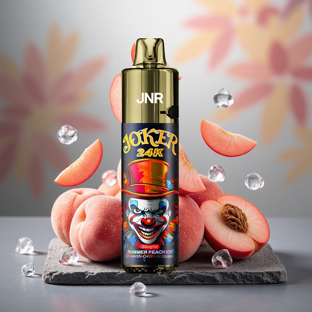 JNR Joker 24K Puffs Disposable Vape Summer Peach Ice 800mAh Type-C