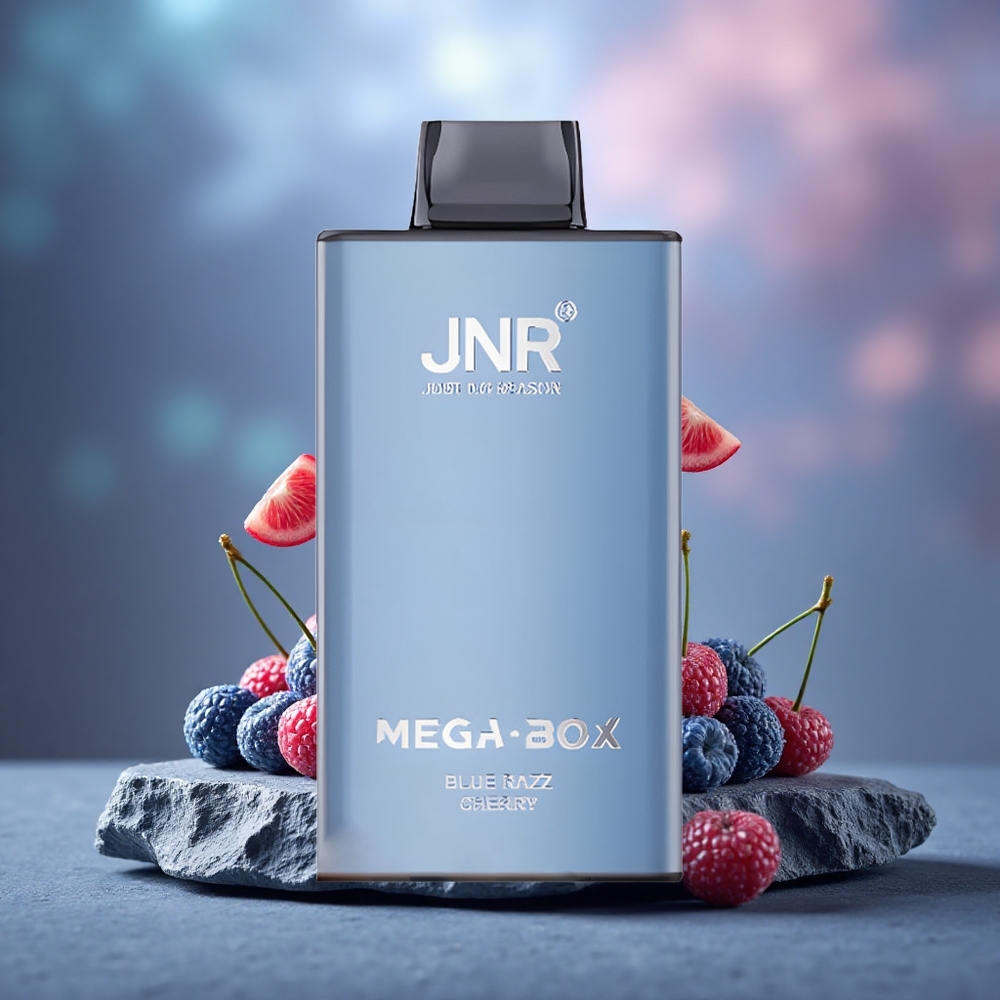 JNR Mega Box 25000 Puffs 850mAh Disposable Vape Blue Razz Cherry