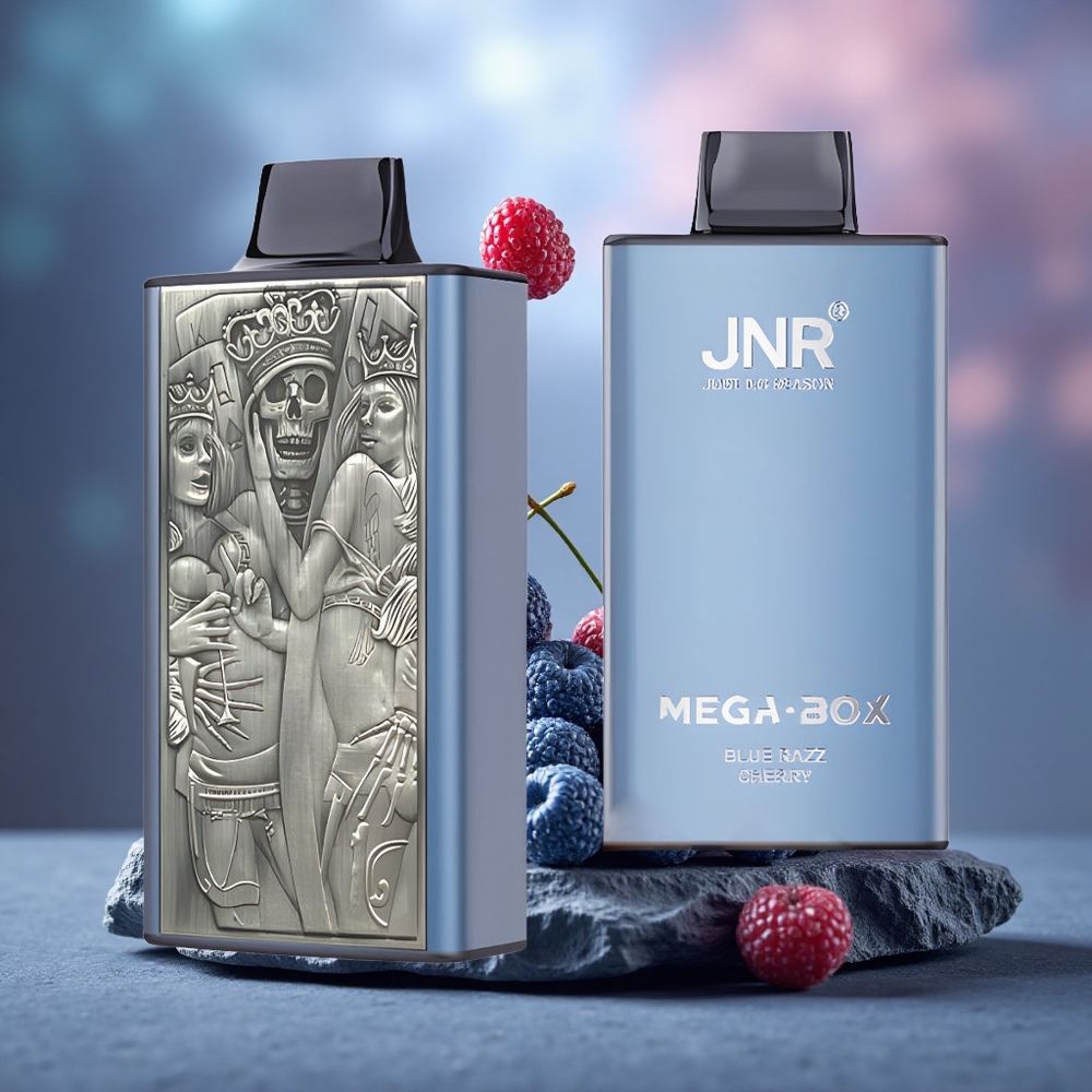 JNR Mega Box 25000 Puffs 850mAh Disposable Vape Blue Razz Cherry