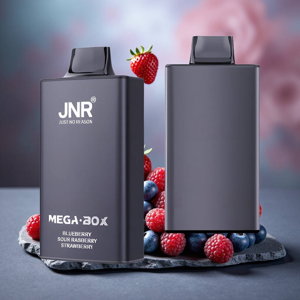 JNR Mega Box 25000 Puffs Dual Mesh Disposable Vape Blueberry Sour Raspberry Strawberry