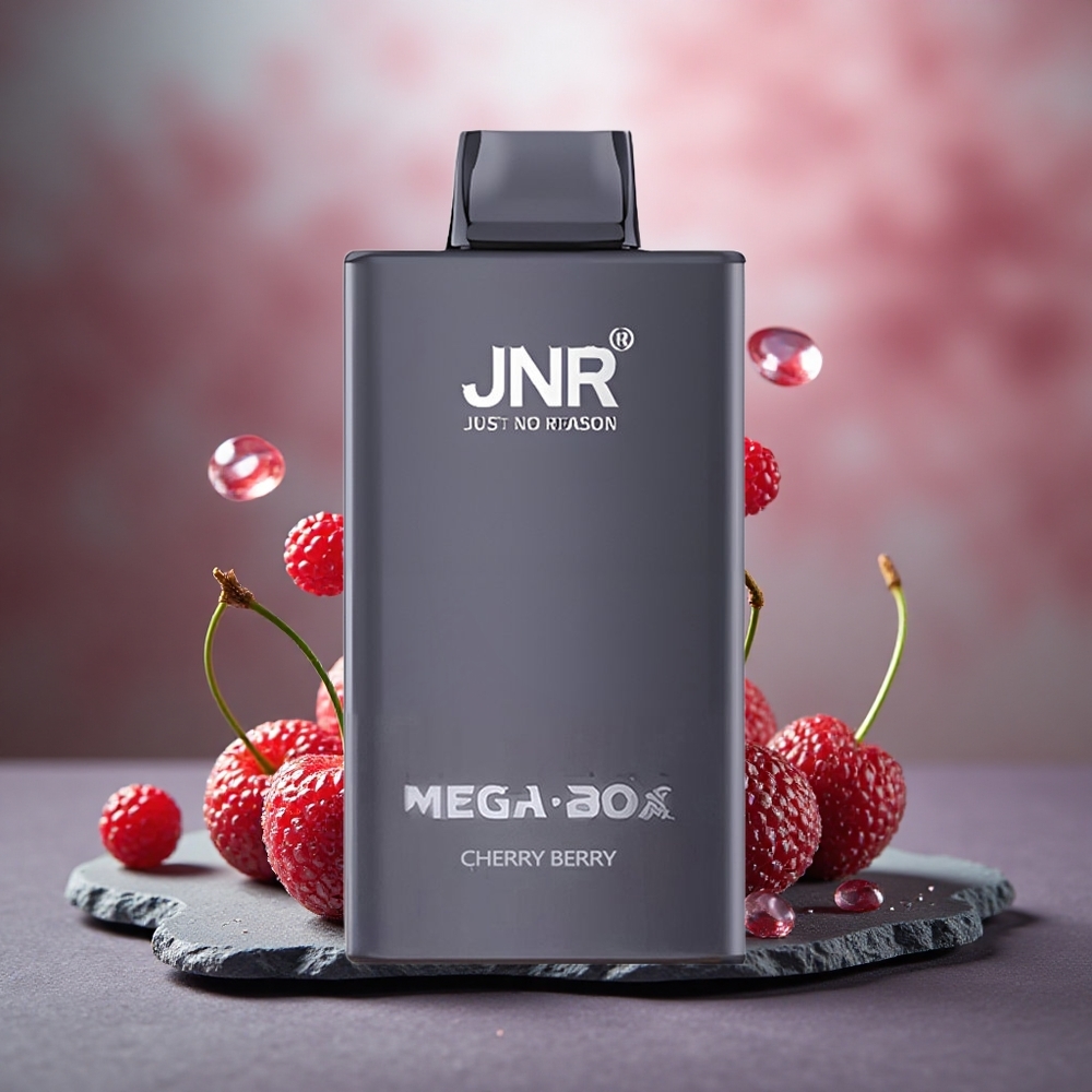 JNR Mega Box 25000 Puffs Dual Mesh Disposable Vape Cherry Berry