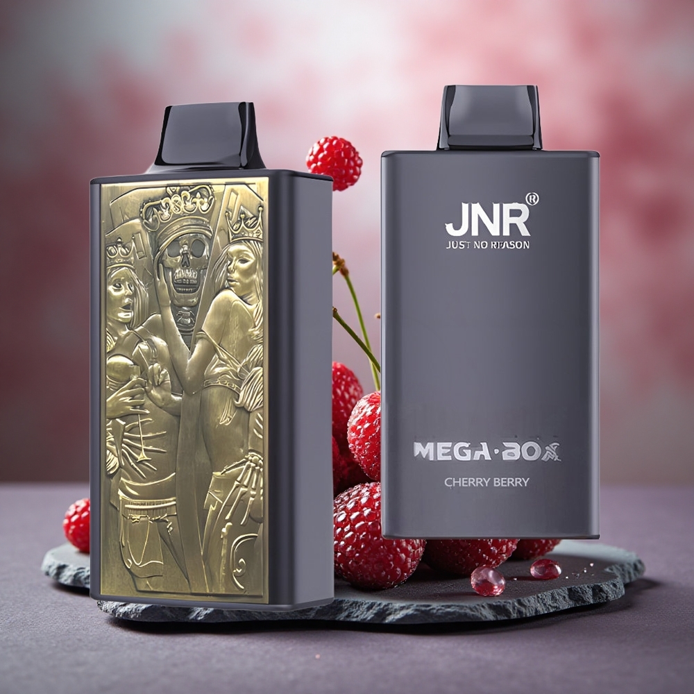 JNR Mega Box 25000 Puffs Dual Mesh Disposable Vape Cherry Berry