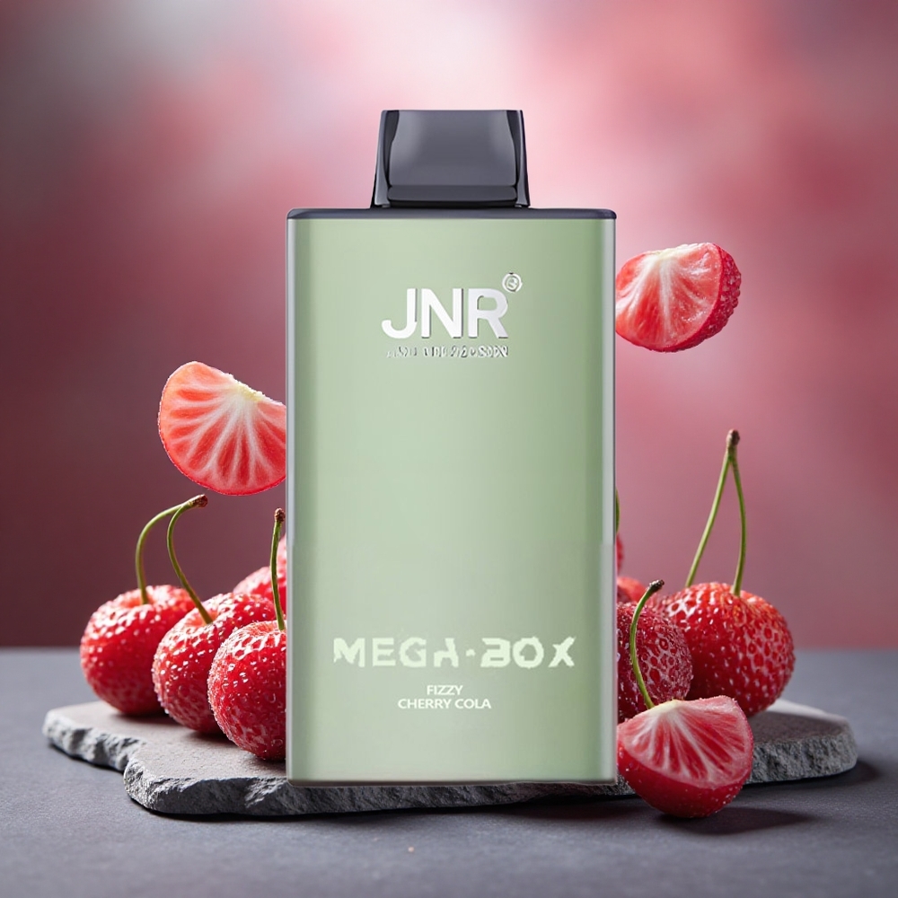 JNR Mega Box 25000 Puffs Dual Mesh Fizzy Cherry Cola Disposable Vape
