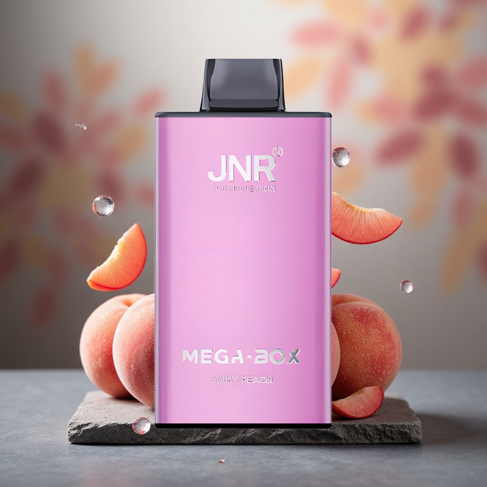 JNR Mega Box 25000 Puffs Dual Mesh Juicy Peach Disposable Vape