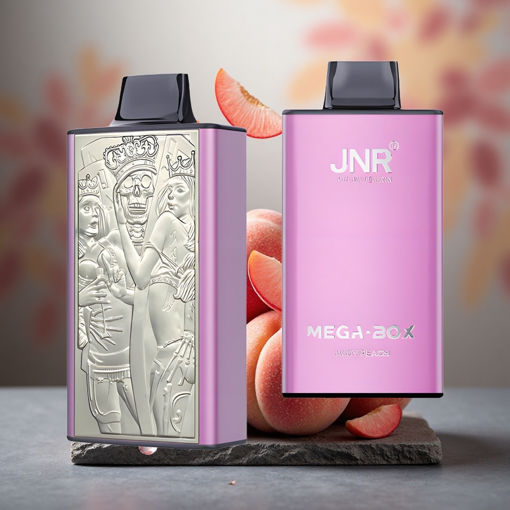 JNR Mega Box 25000 Puffs Dual Mesh Juicy Peach Disposable Vape