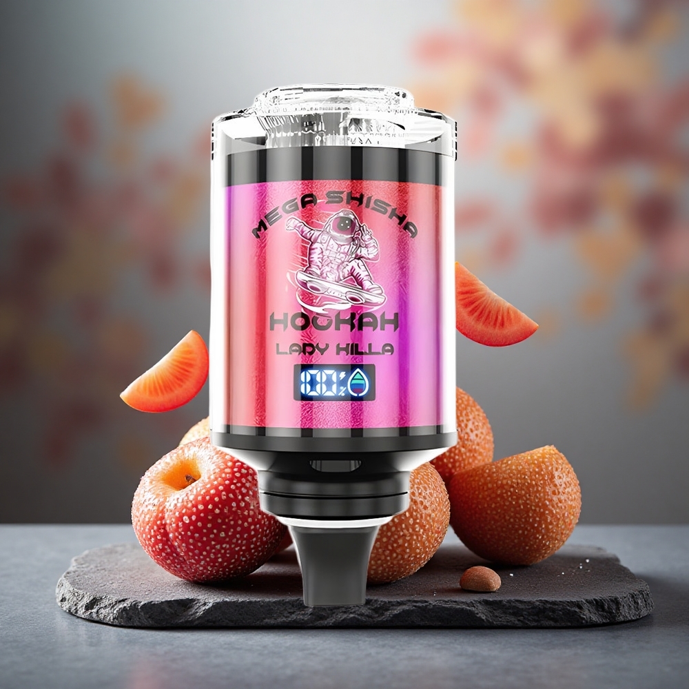 JNR Mega Shisha Hookah 100K 60ml Smart Screen Lady Killa