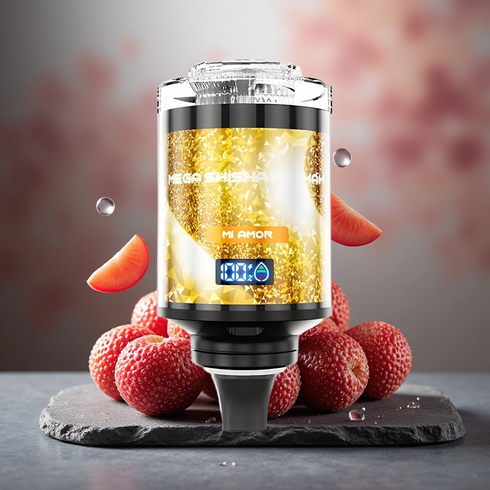 JNR Mega Shisha Hookah 100K 60ml Smart Screen Mi Amor