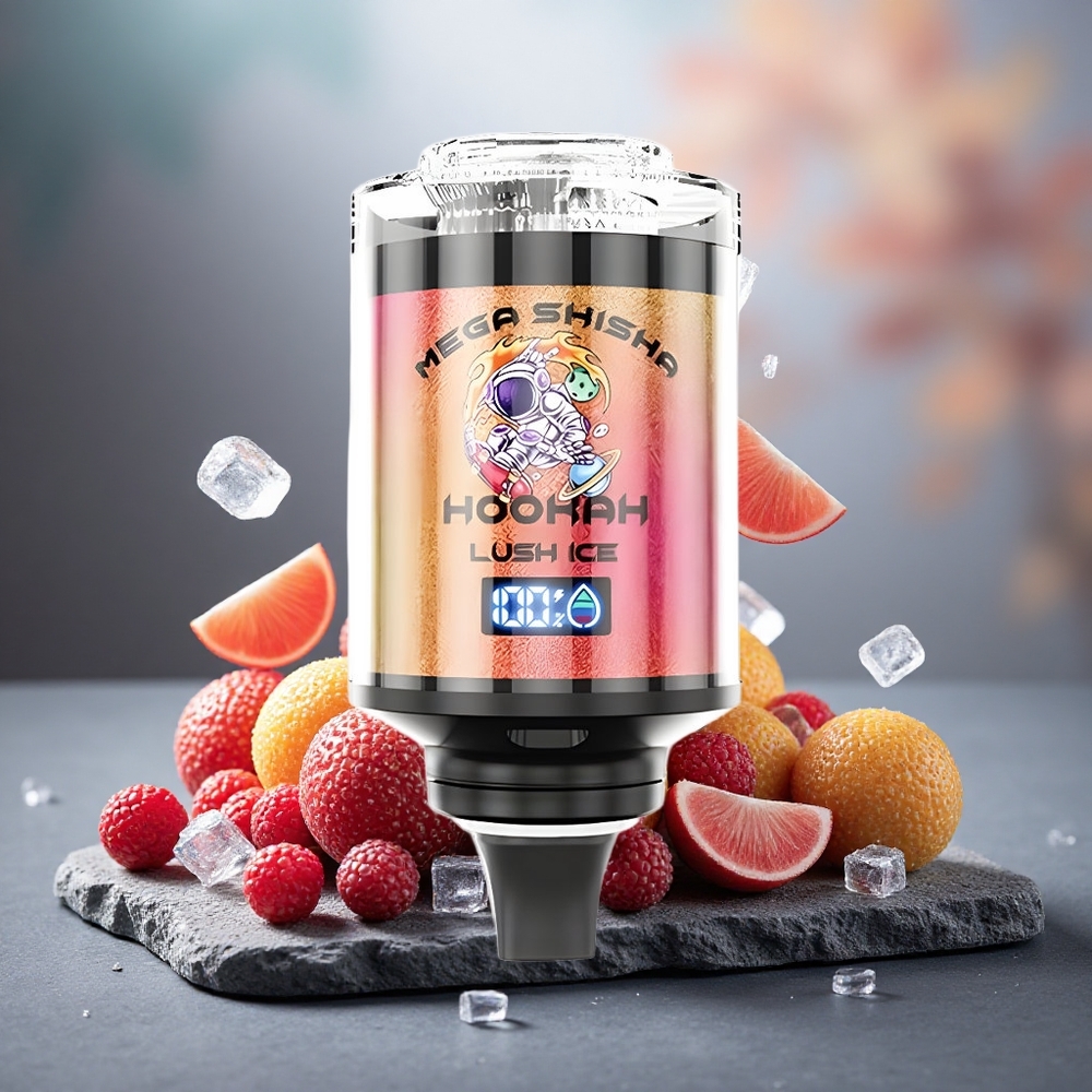 JNR Mega Shisha Hookah 100K Desktop Type-C Lush Ice