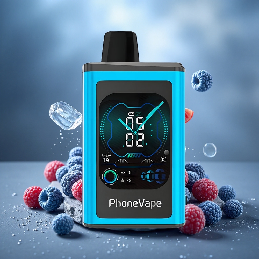 JNR PhoneVape 30000 puffs Turbo Blue Razz Ice Disposable Vape