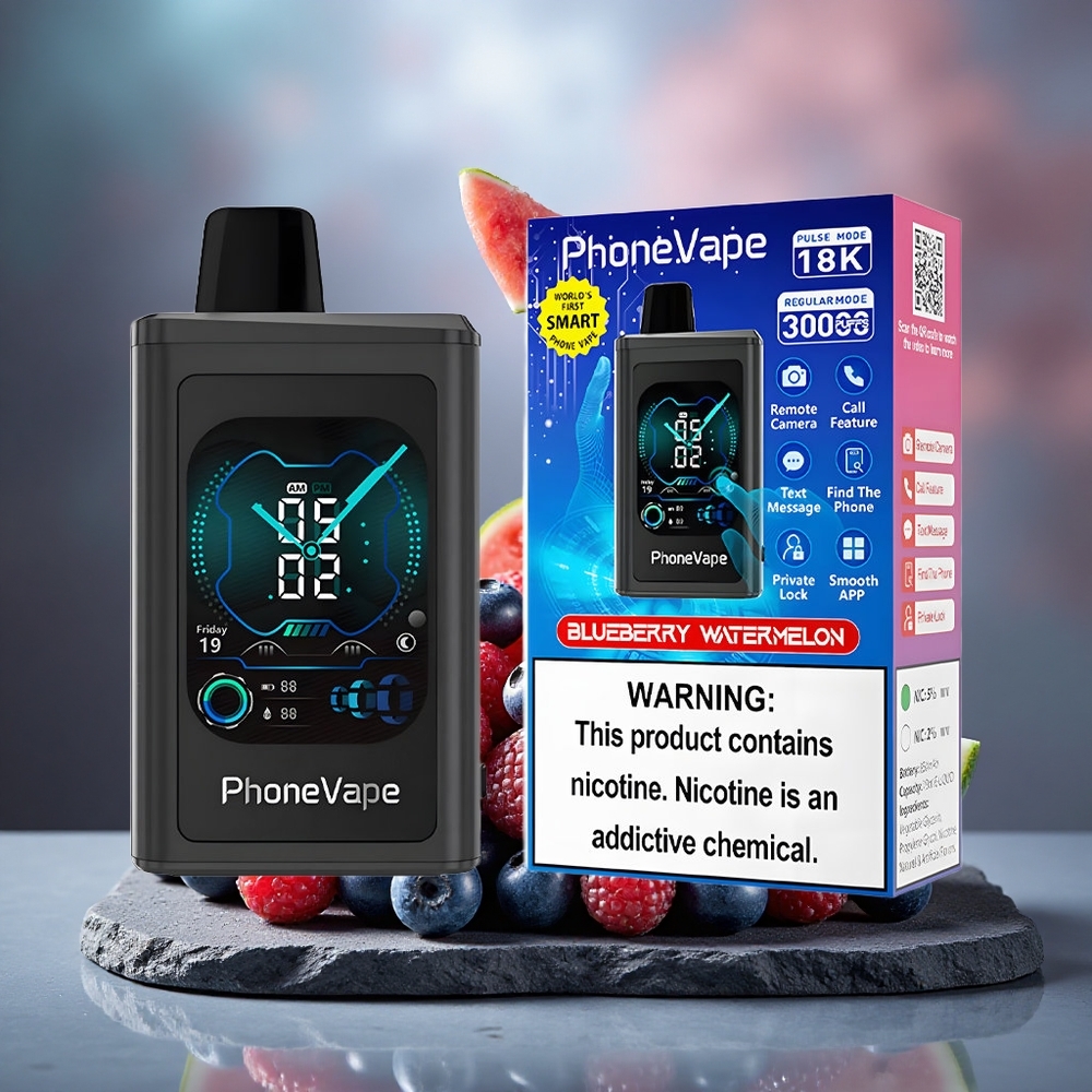 JNR PhoneVape 30000 puffs Turbo Disposable Vape Blueberry Watermelon