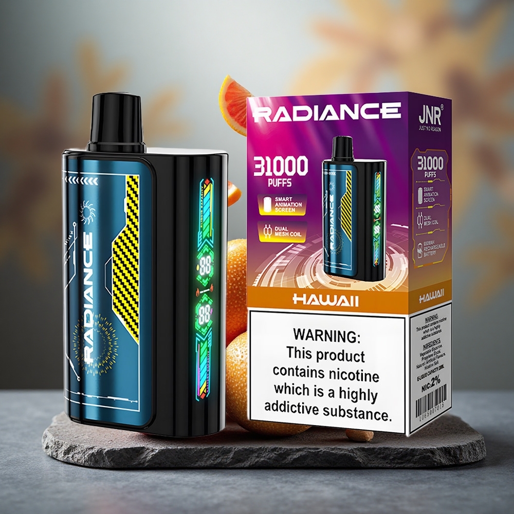JNR Radiance 31000 Puffs Disposable Vape HAWAII Dual Mesh 28ml
