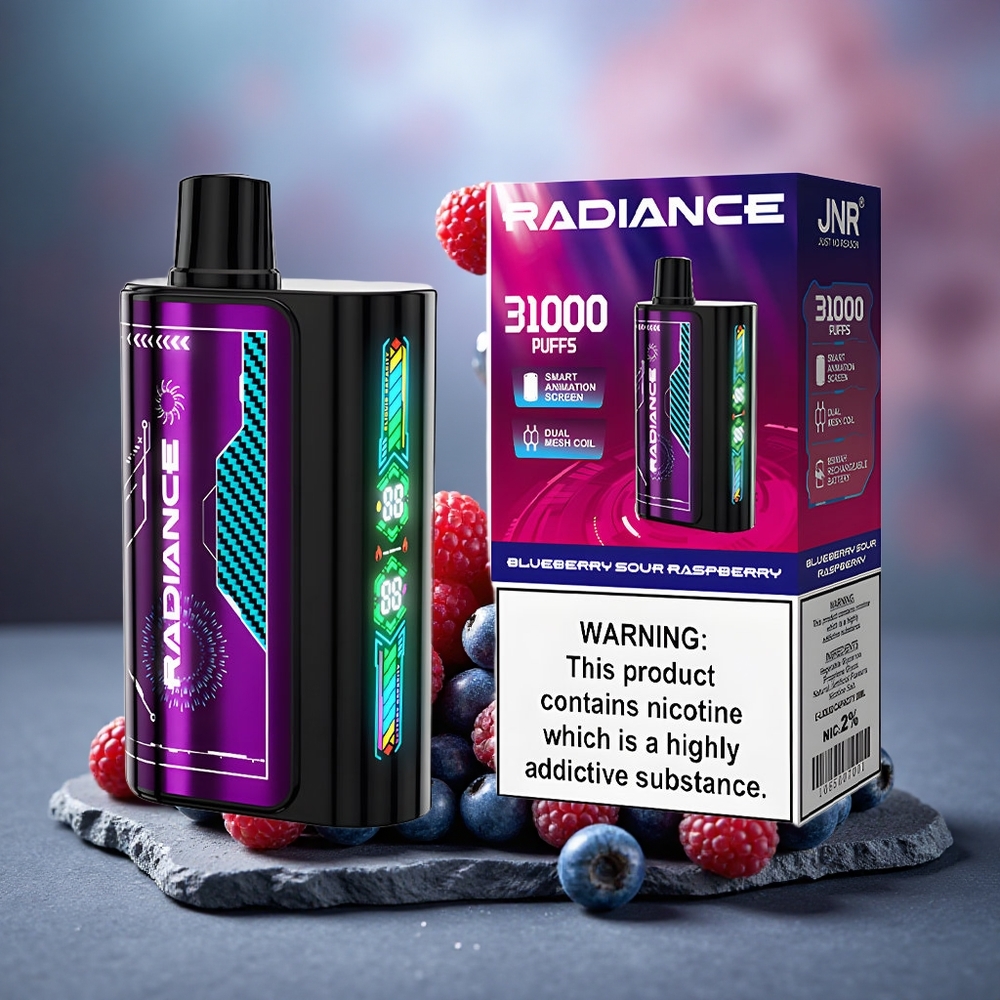JNR Radiance 31000 Puffs Dual Mesh BLUEBERRY SOUR RASPBERRY Disposable Vape