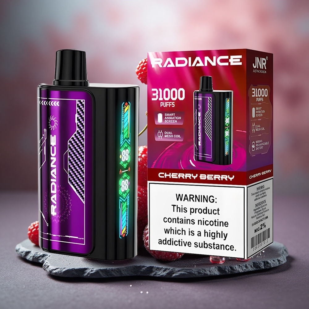 JNR Radiance 31000 Puffs Dual Mesh CHERRY BERRY Disposable Vape
